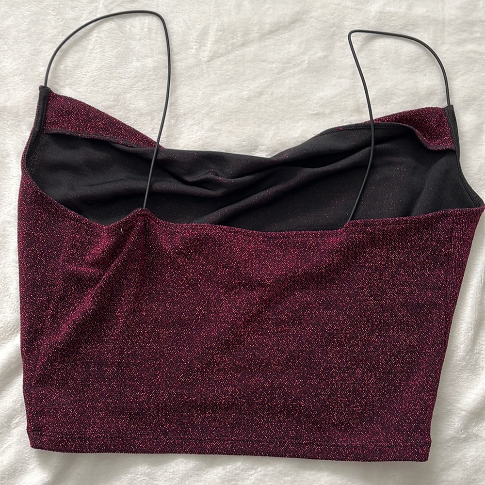 Red Crop Top - Picture 2 of 3